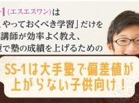 個別指導SS-1の評判はマジヤバい!3か月で9割の生徒が偏差値を上げる仕組みとは?