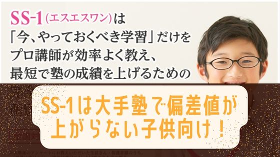 個別指導SS-1の評判はマジヤバい！３か月で9割の生徒が偏差値を上げる仕組みとは？