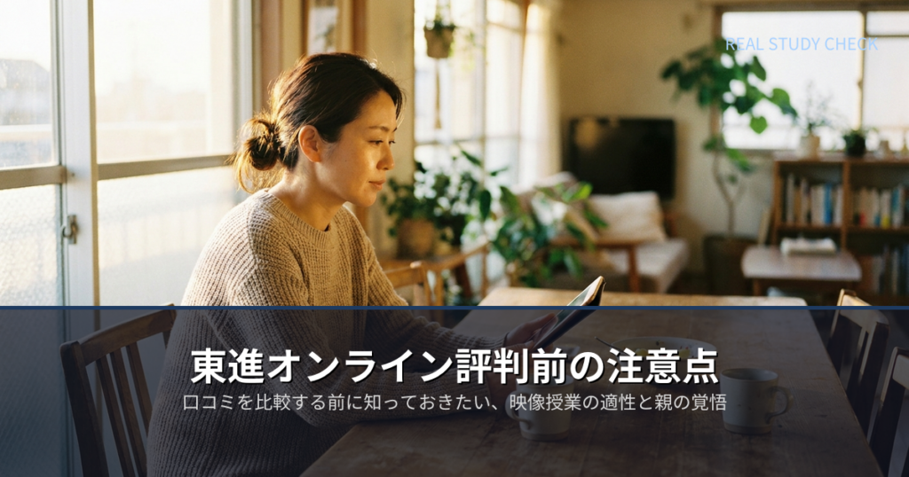 東進オンライン学校の評判・デメリットの解説イメージ