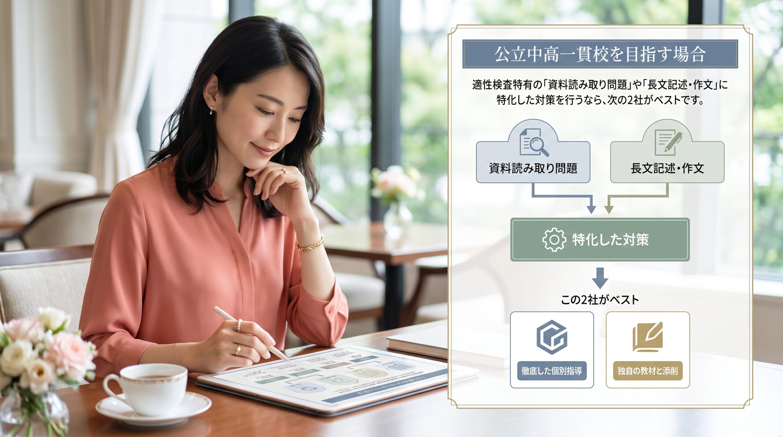 公立中高一貫校(適性検査対策)を目指す場合