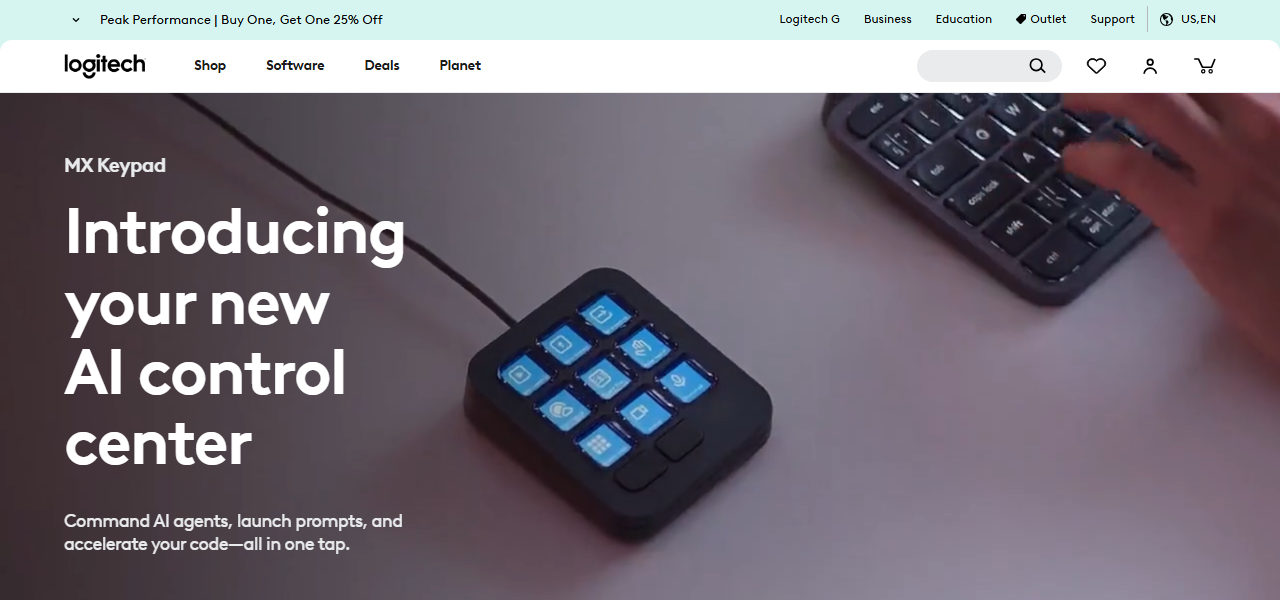 Logicool H390Rの公式サイト