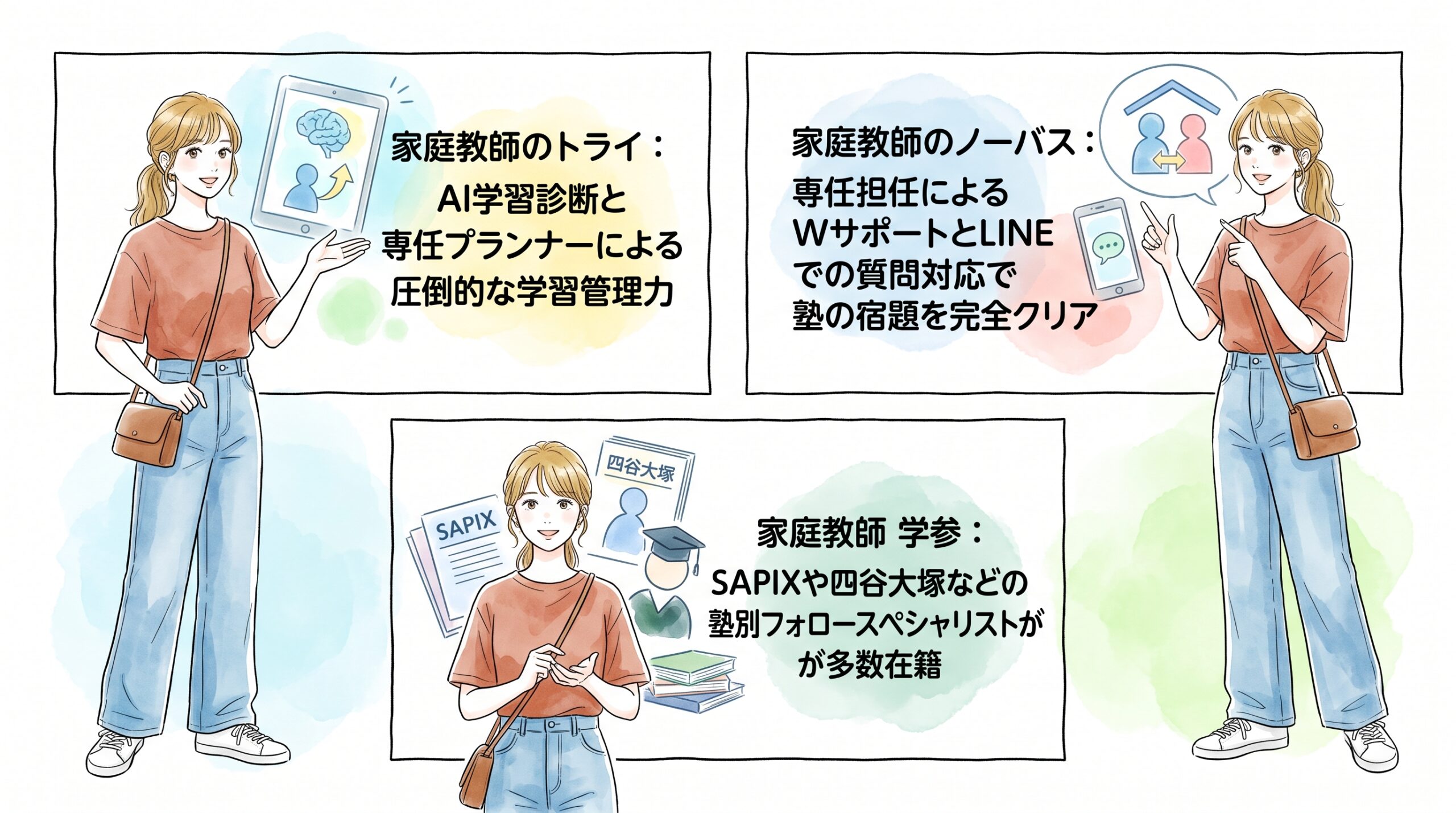 サピックス等の大手塾のクラスアップ・併用対策をしたい場合