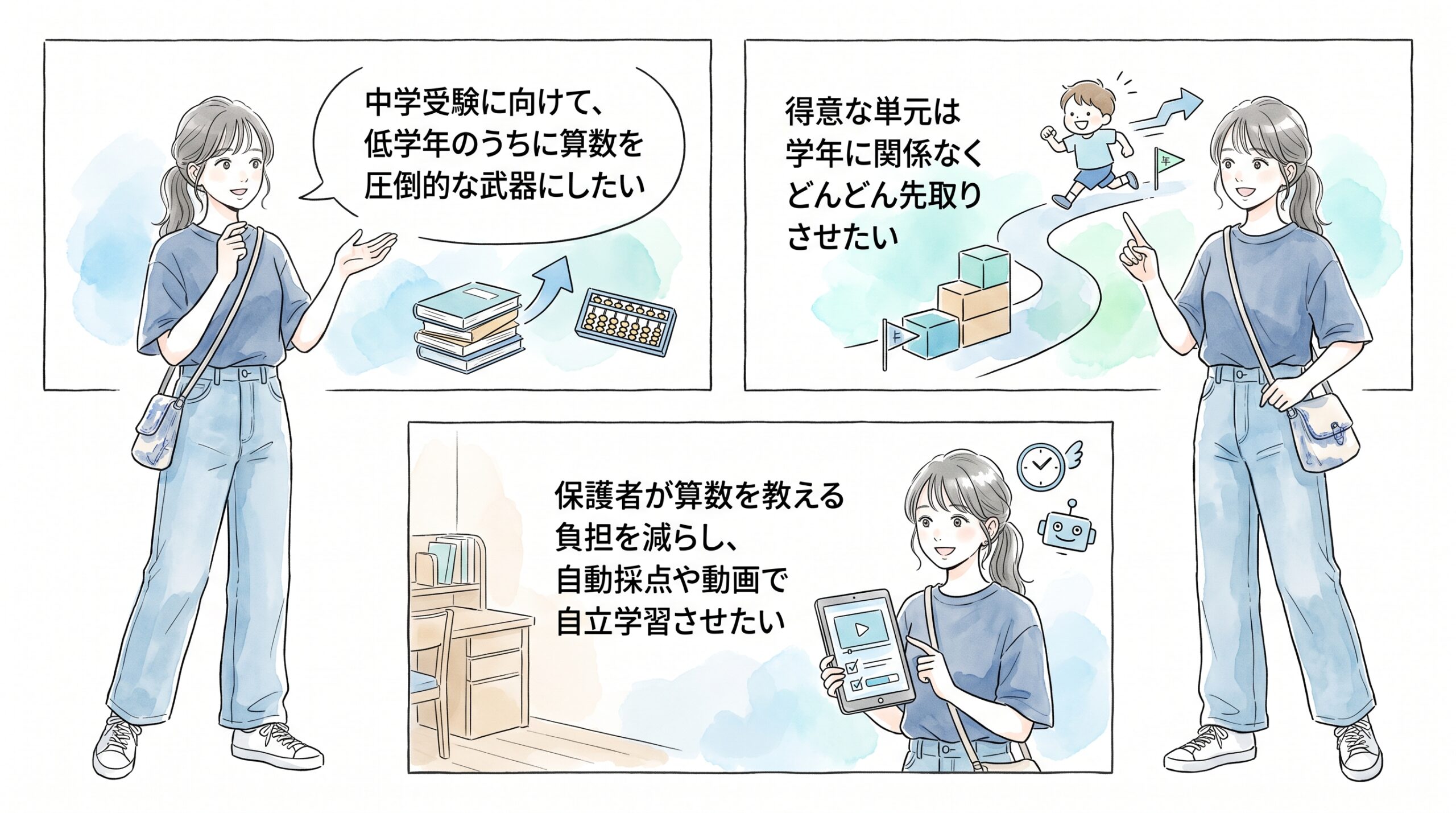 RISUきっず・RISU算数はこんな人におすすめ