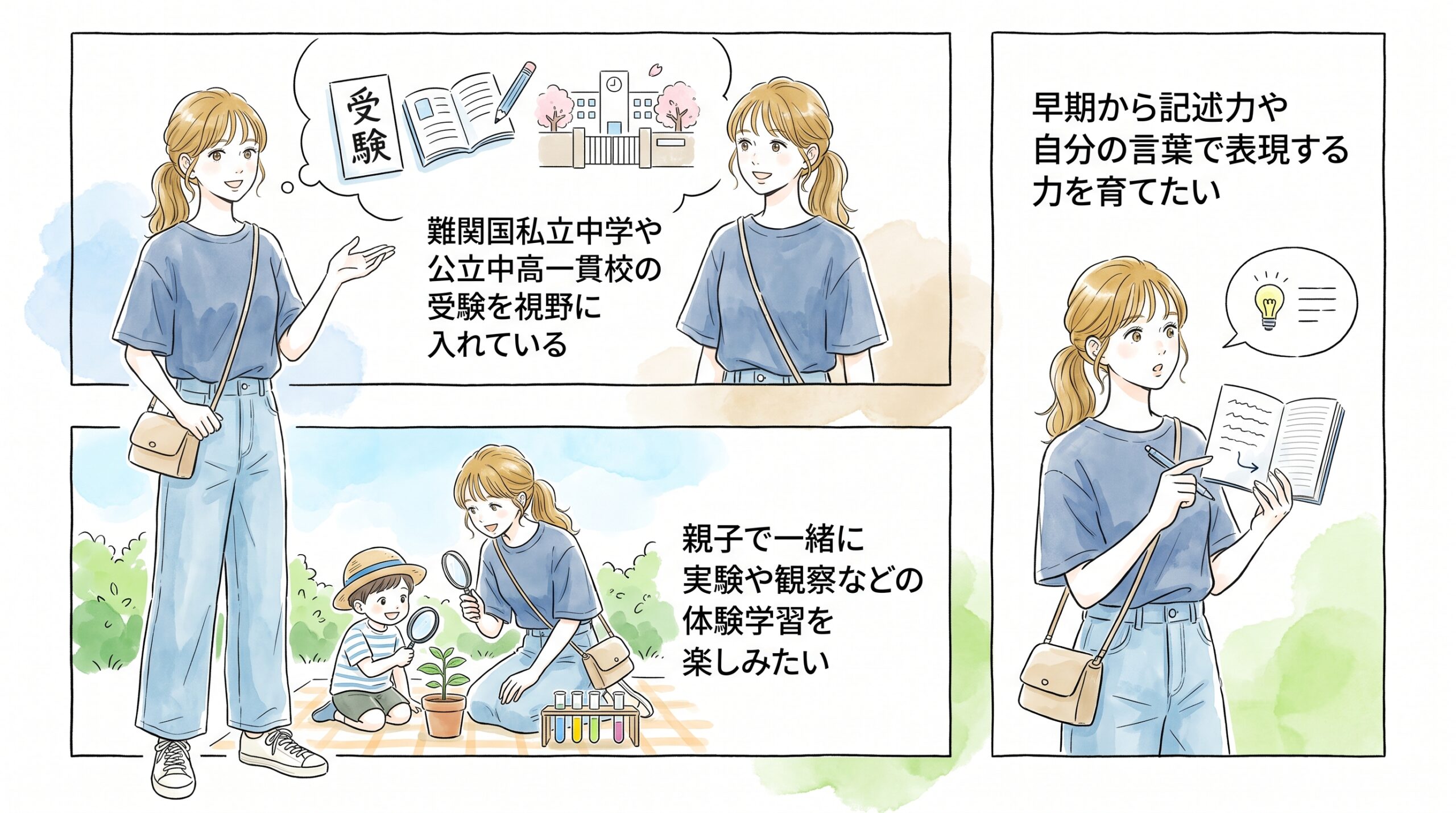 Z会 幼児・小学生コースはこんな人におすすめ