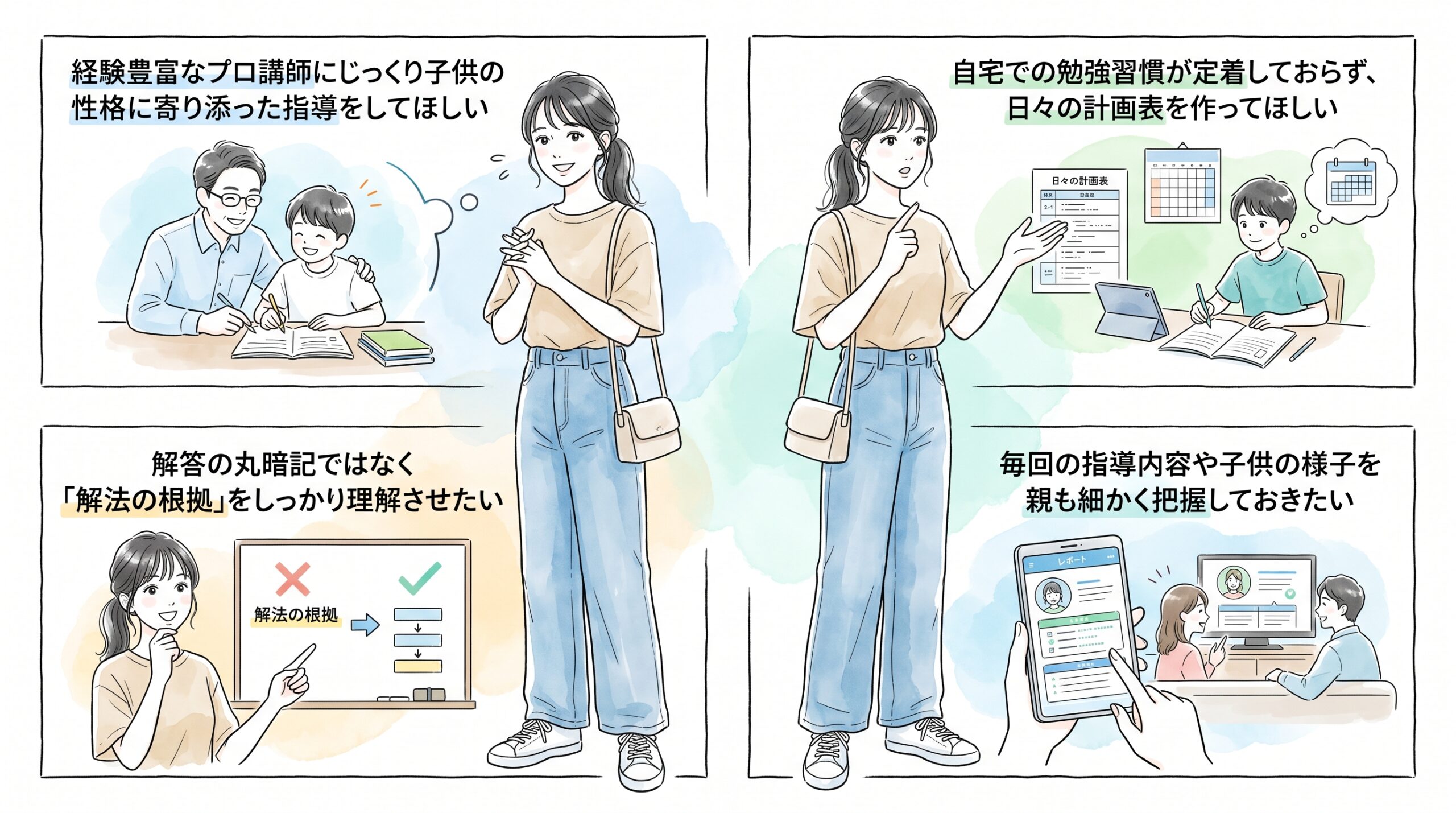 家庭教師のアルファ オンラインコースはこんな人におすすめ