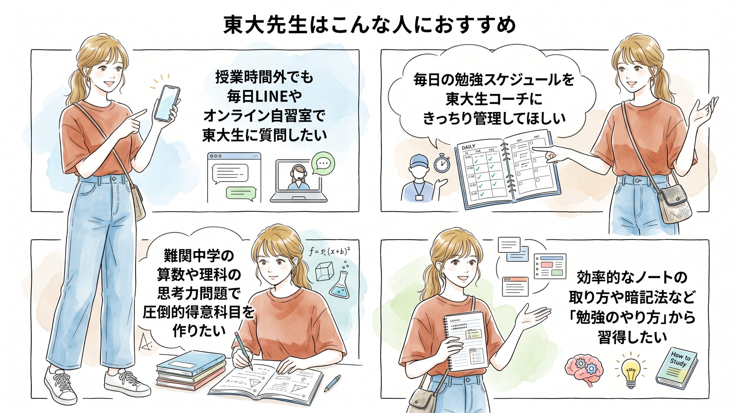 東大先生はこんな人におすすめ