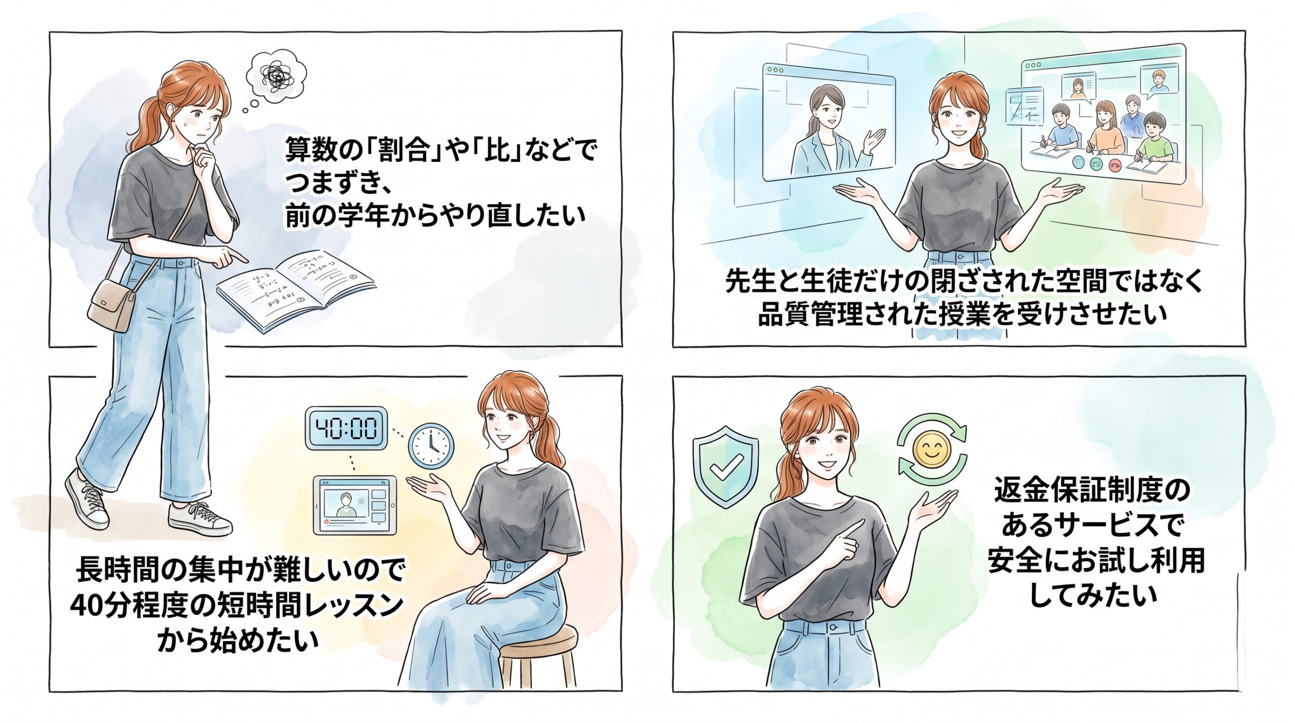 オンライン家庭教師WAMはこんな人におすすめ