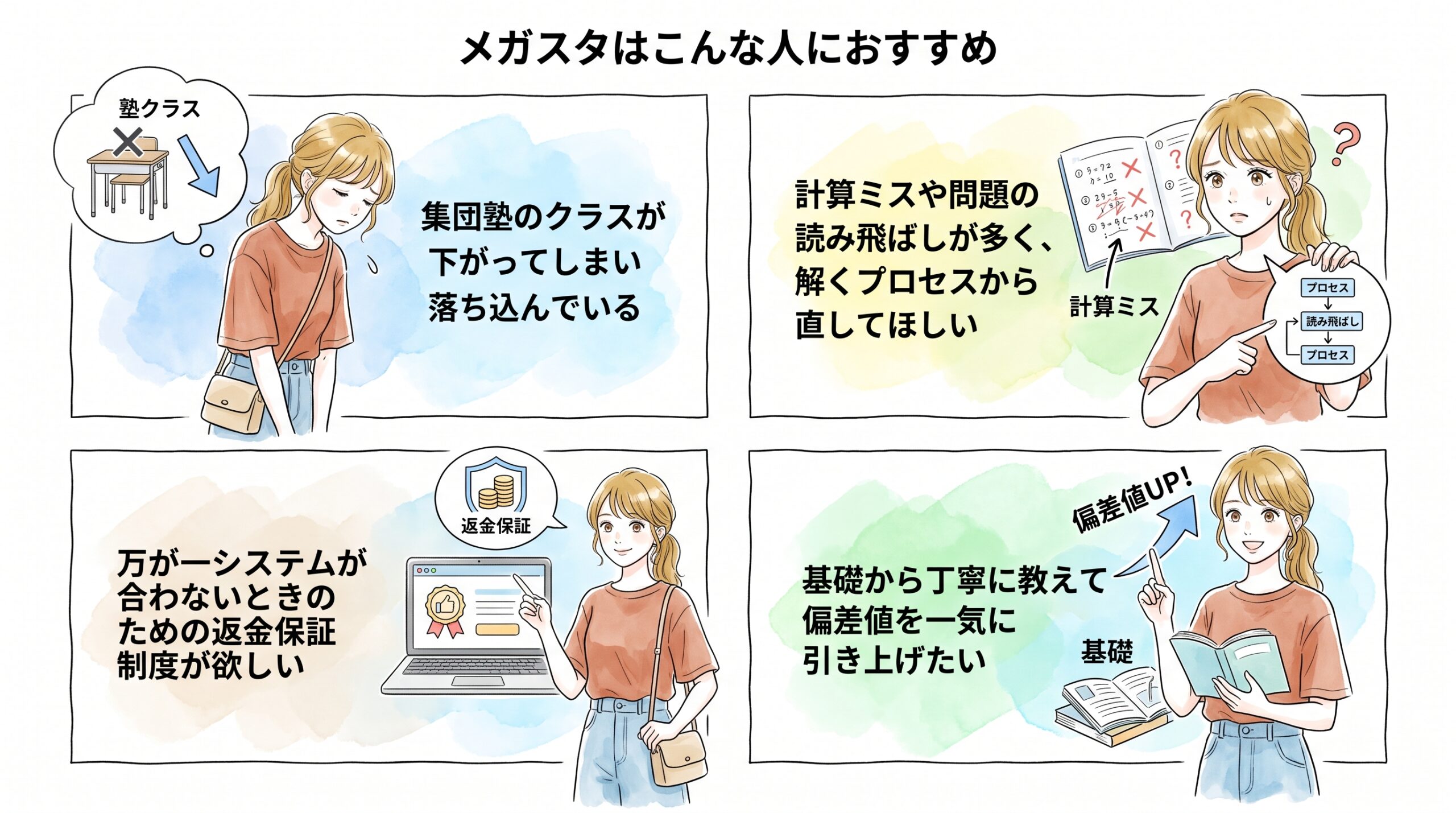 メガスタはこんな人におすすめ