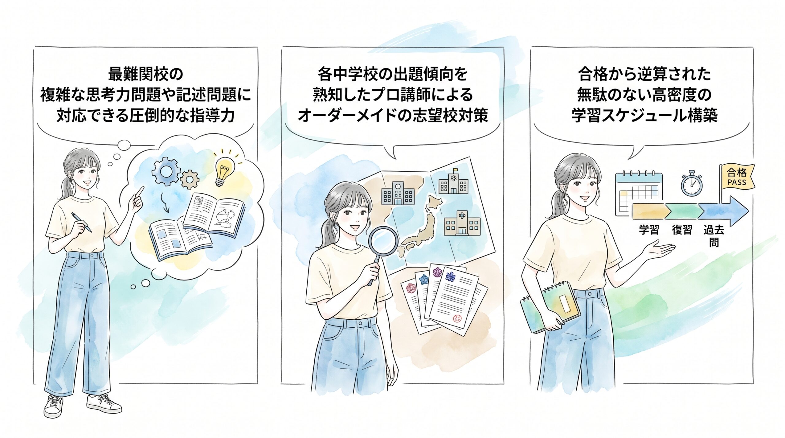 難関校・超難関校を塾なしで一本狙いする場合