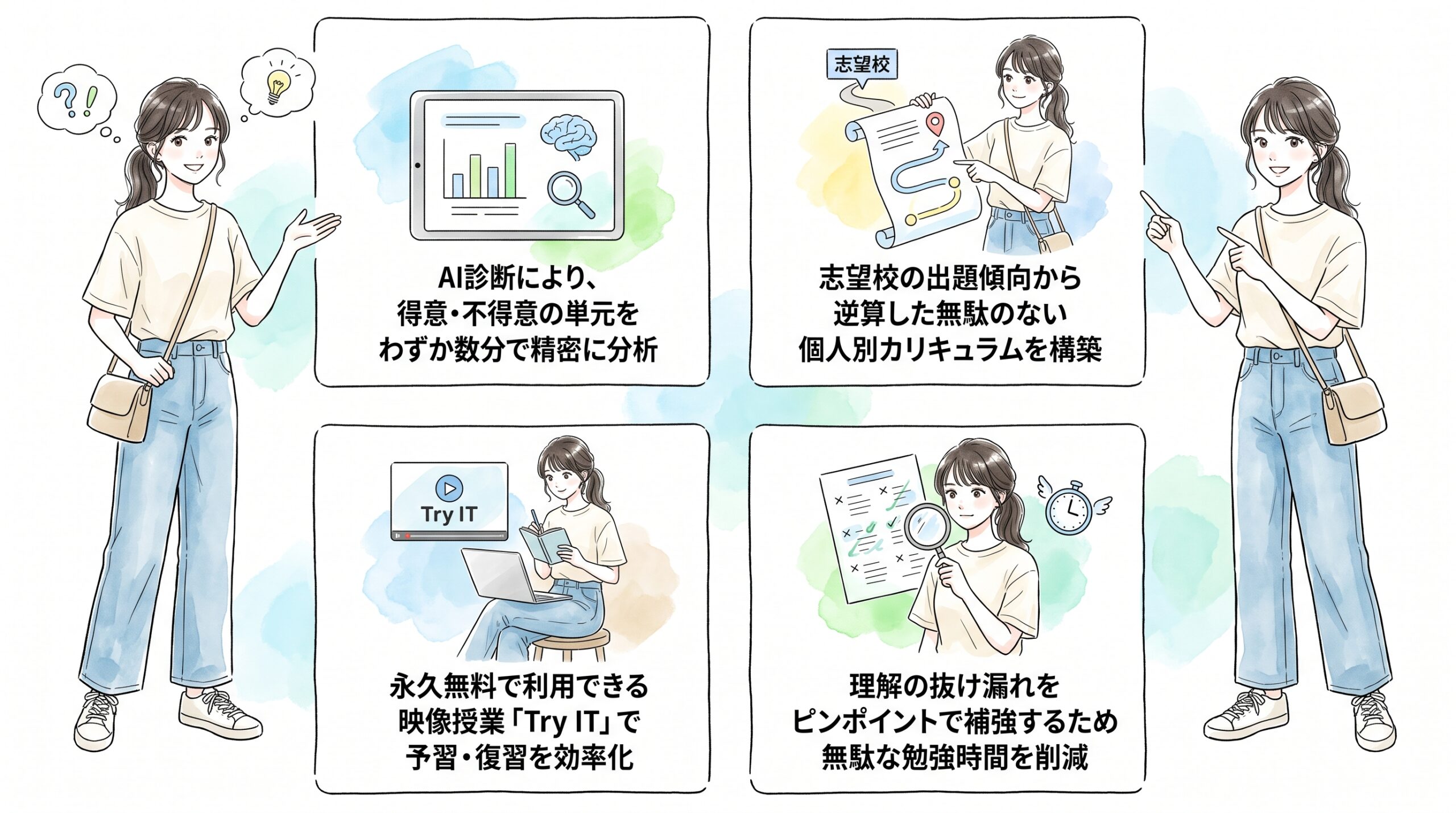 塾なし受験を可能にするオーダーメイドカリキュラムとAI学習診断