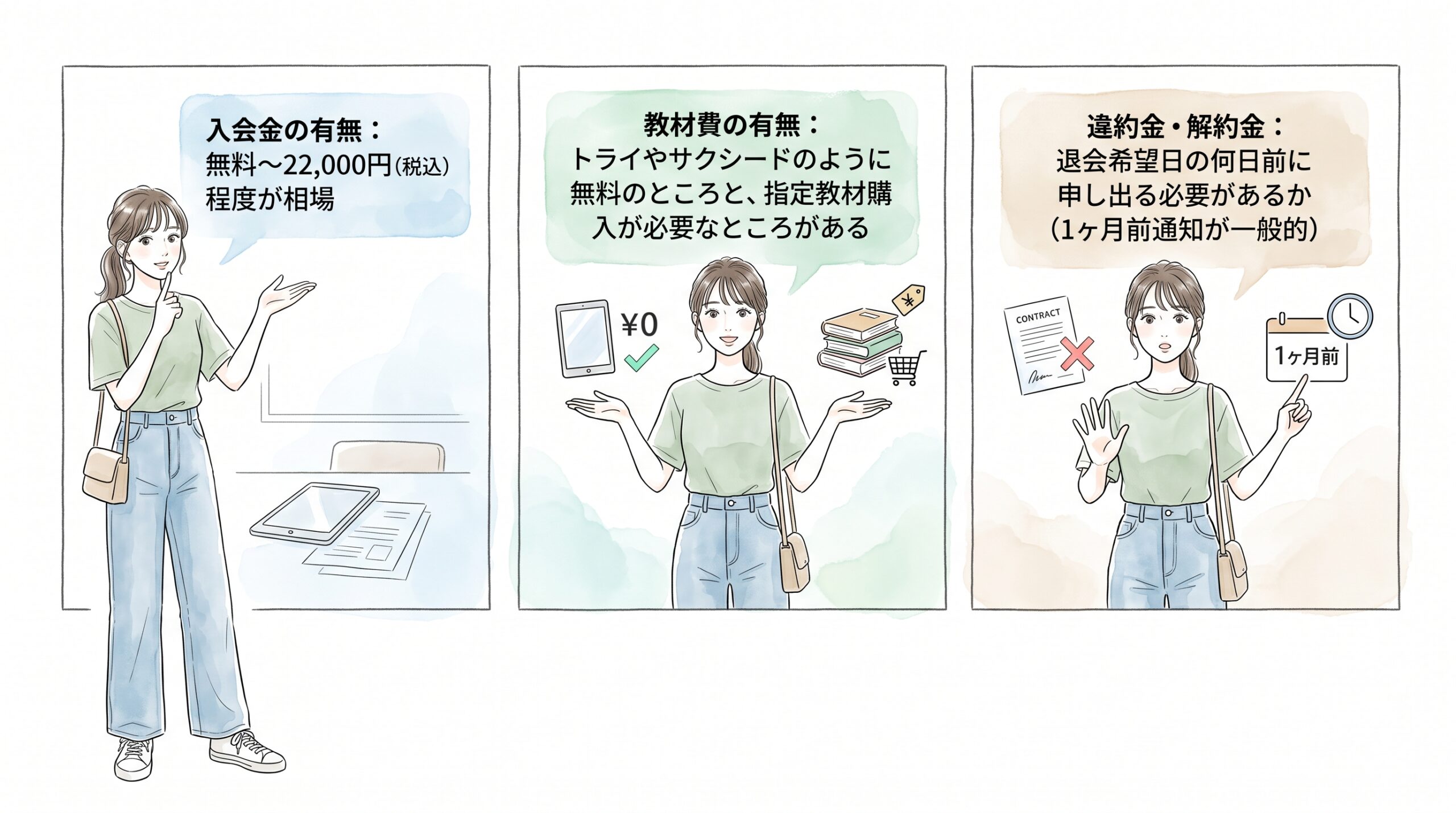 料金体系の透明性と直前期にかかる総額費用の比較