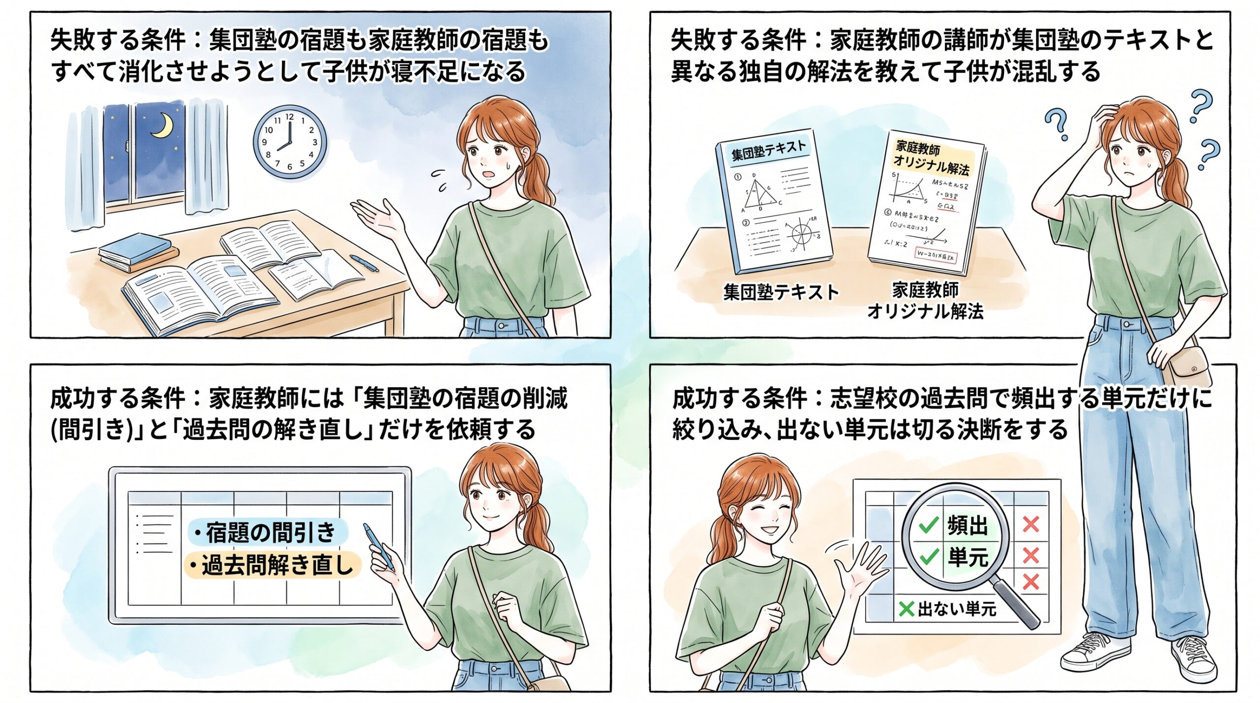 6年2学期からの併用で「逆転できるご家庭」と「崩壊するご家庭」の決定的な違い