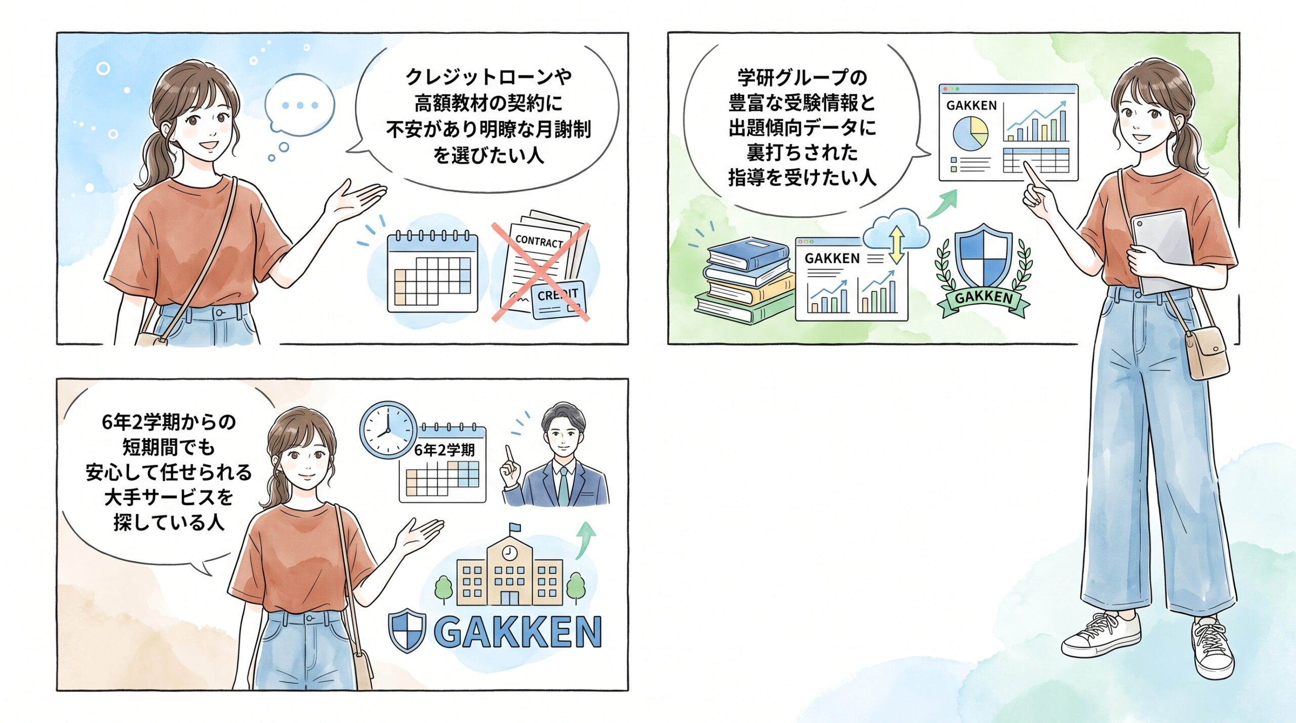 学研の家庭教師はこんな人におすすめ