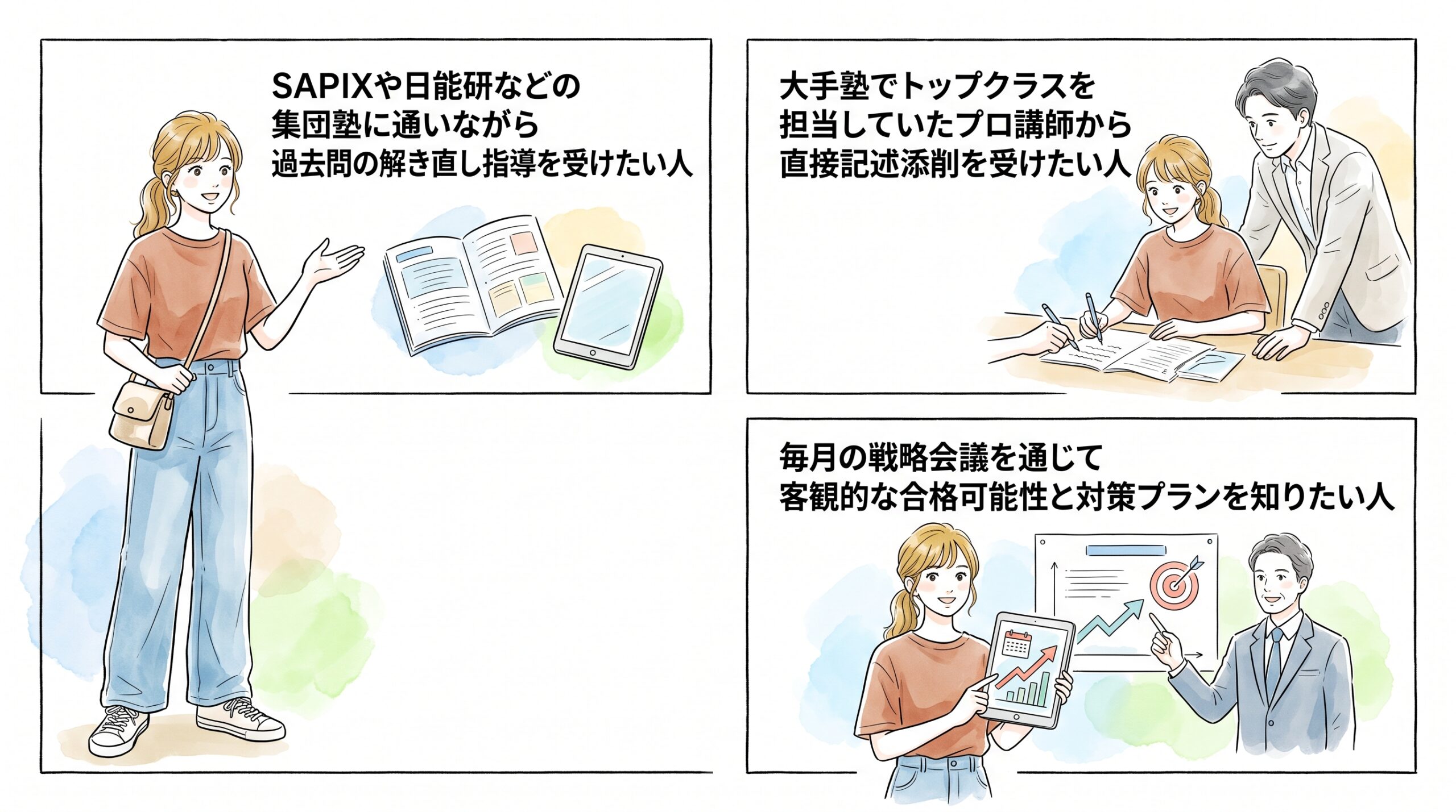 受験ドクターはこんな人におすすめ