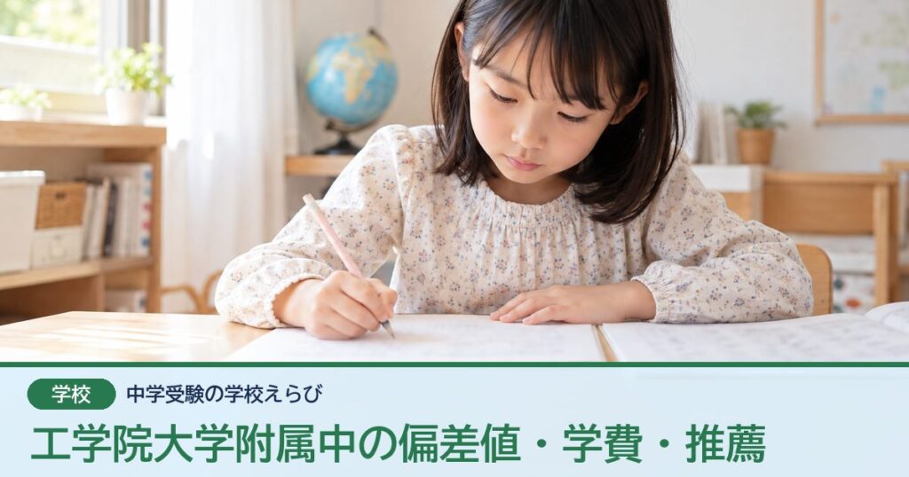 工学院大学附属中の偏差値・学費・推薦