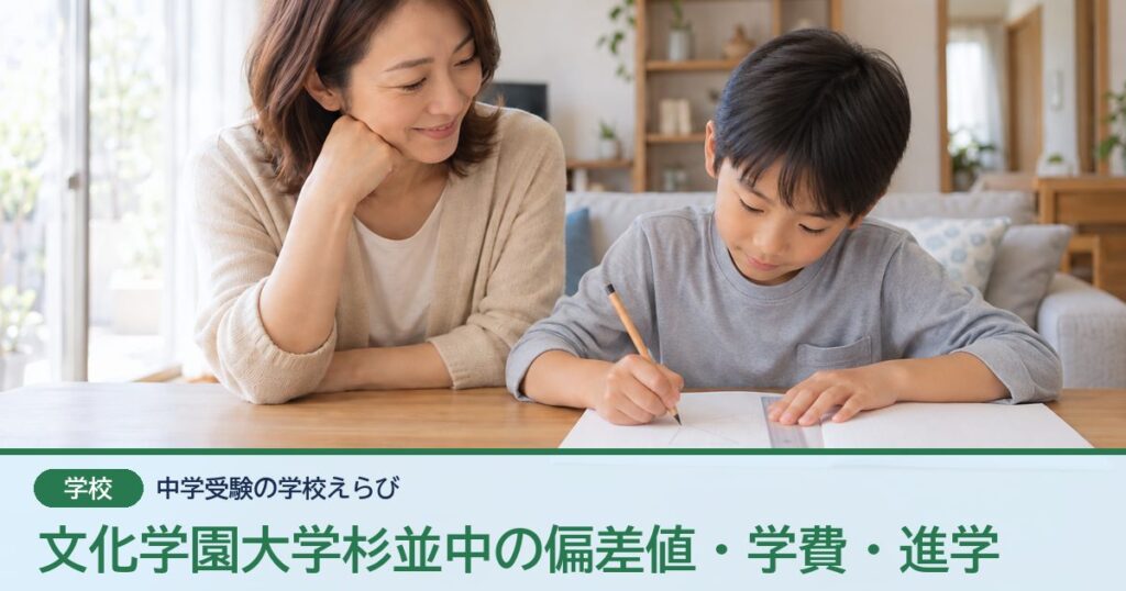 文化学園大学杉並中の偏差値・学費・進学