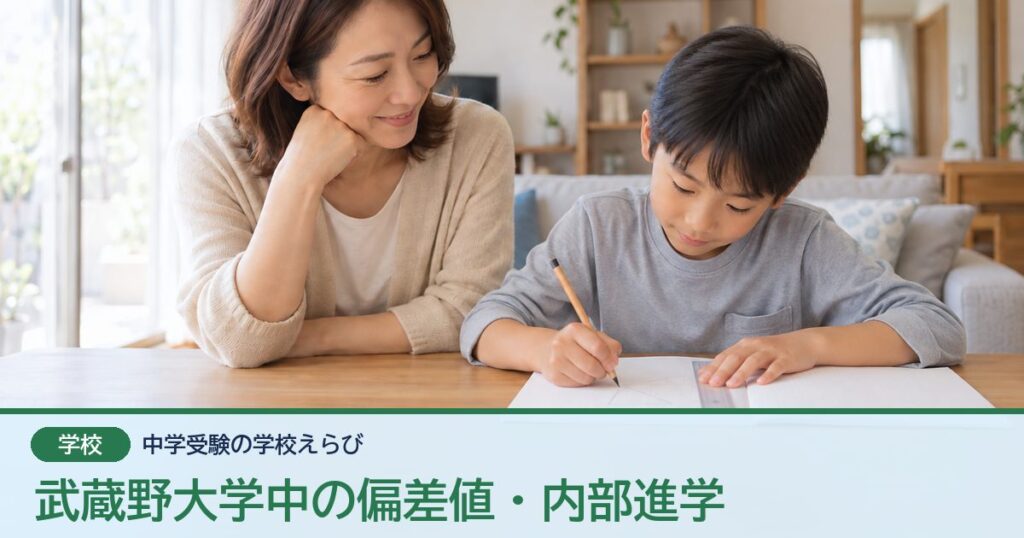 武蔵野大学中の偏差値・内部進学