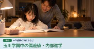 玉川学園中の偏差値・内部進学