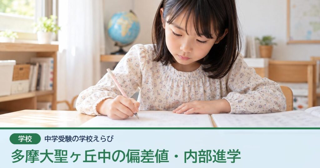 多摩大聖ヶ丘中の偏差値・内部進学
