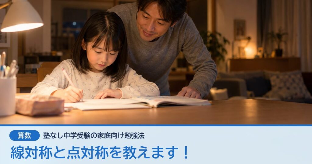 線対称と点対称を教えます！