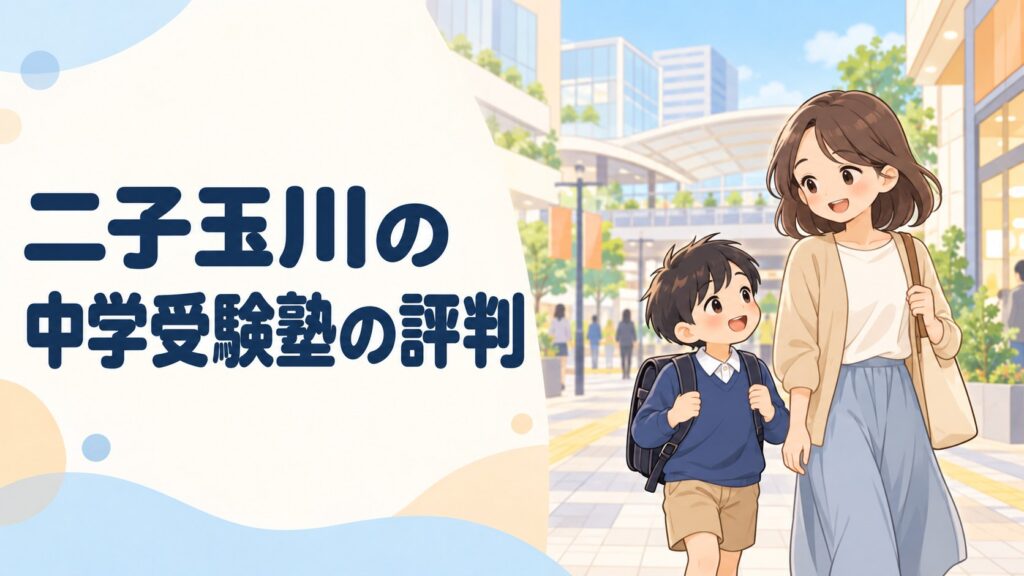 二子玉川の中学受験塾12選、評判・実態は？実際どうなの？保護者の口コミを調査