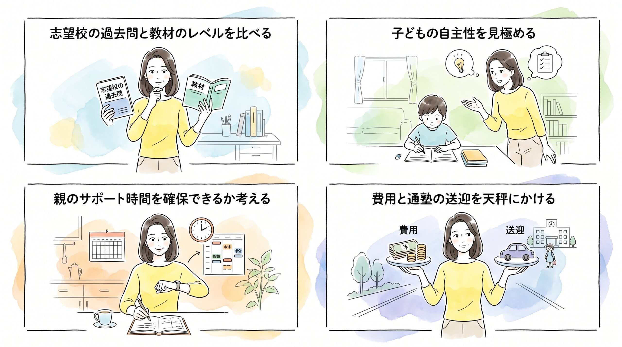 迷ったときの判断基準のイメージ画像