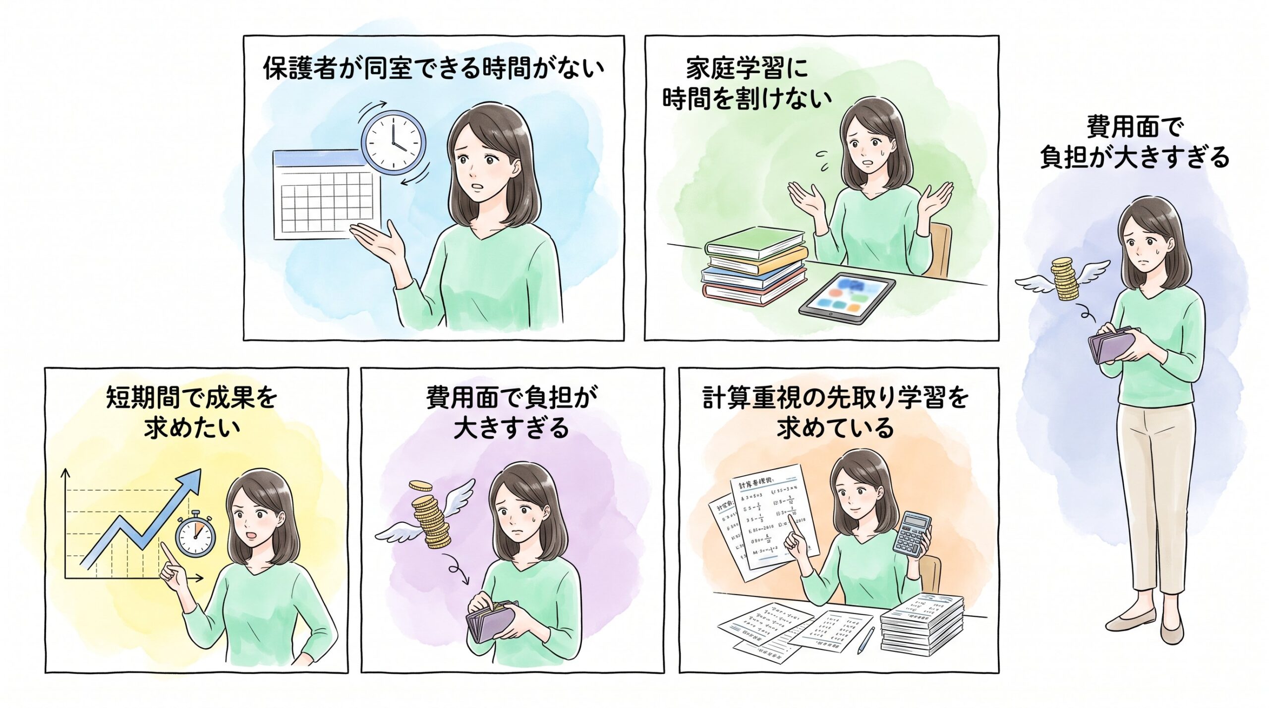 向いていない家庭の特徴のイメージ画像