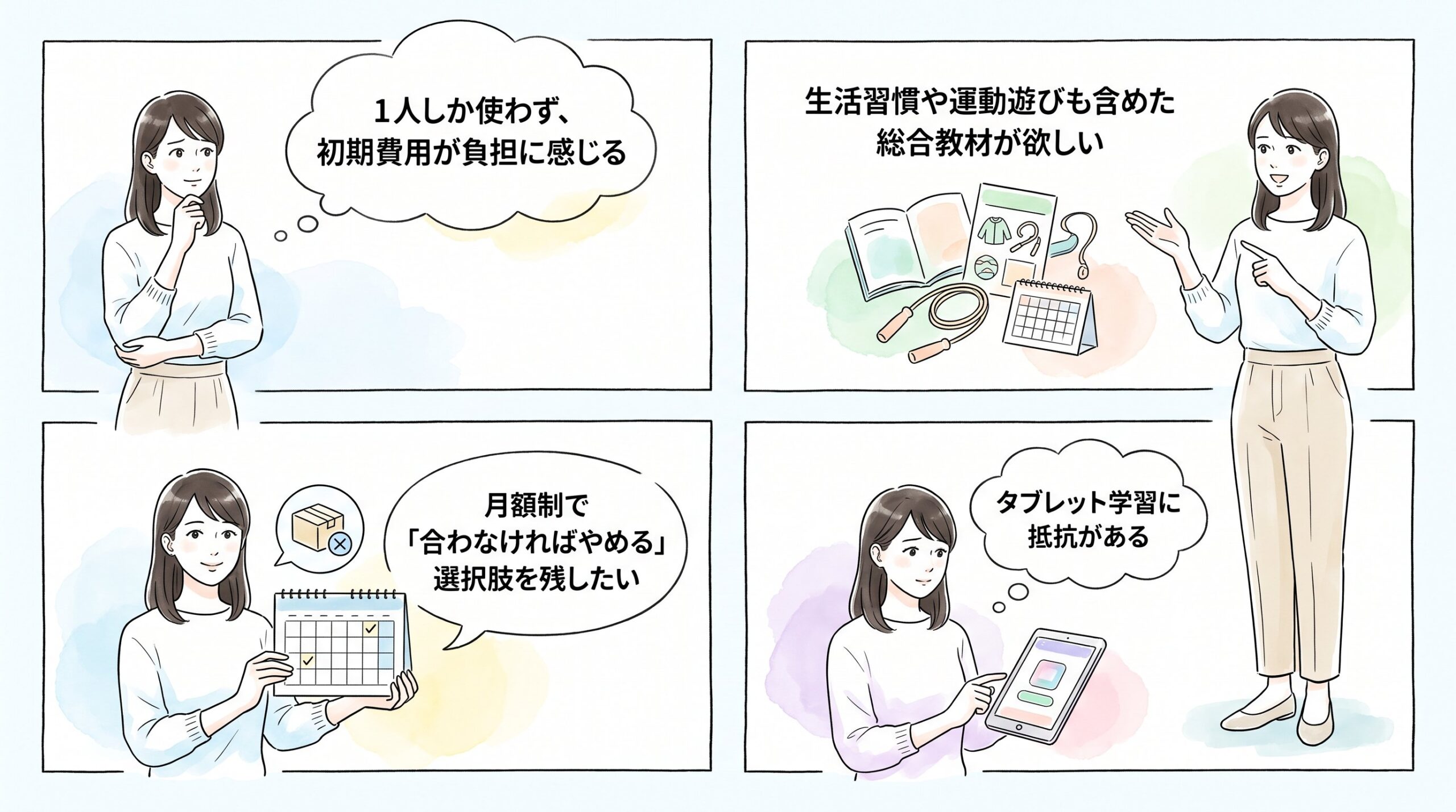 天神（教材）が向いている家庭の条件のイメージ画像
