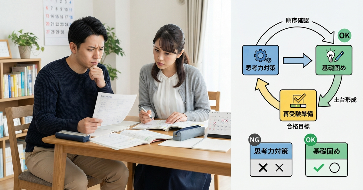 サピックス入室テストに落ちた後、何から手をつけるべきか