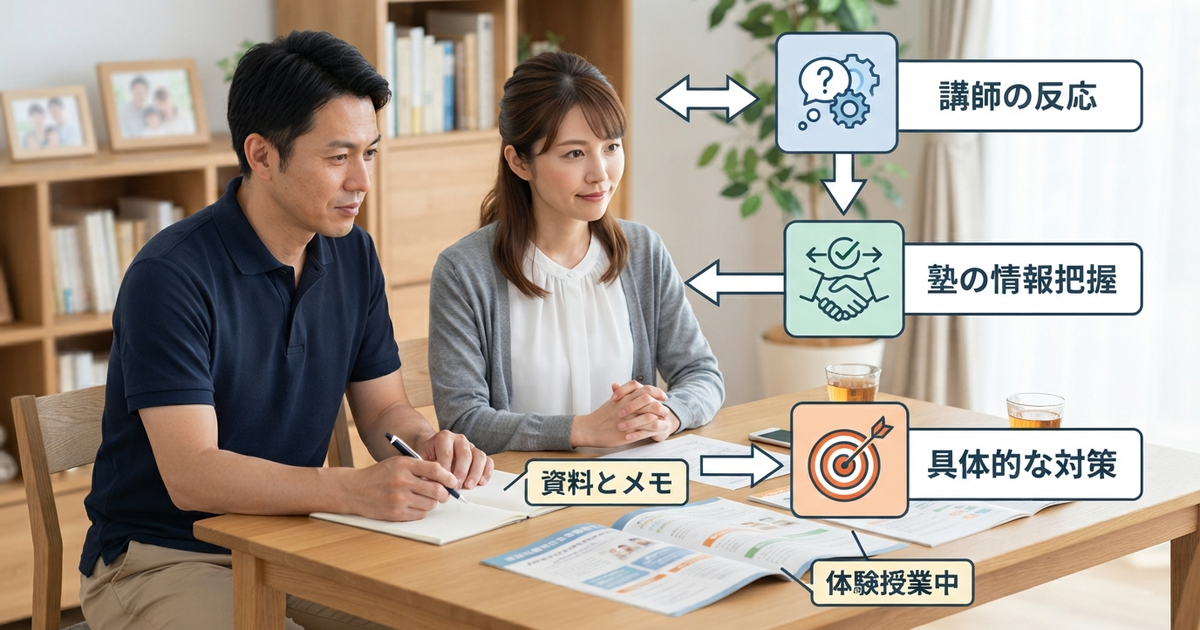 中学受験に詳しい講師かどうか、体験授業中の3つの見極めポイント