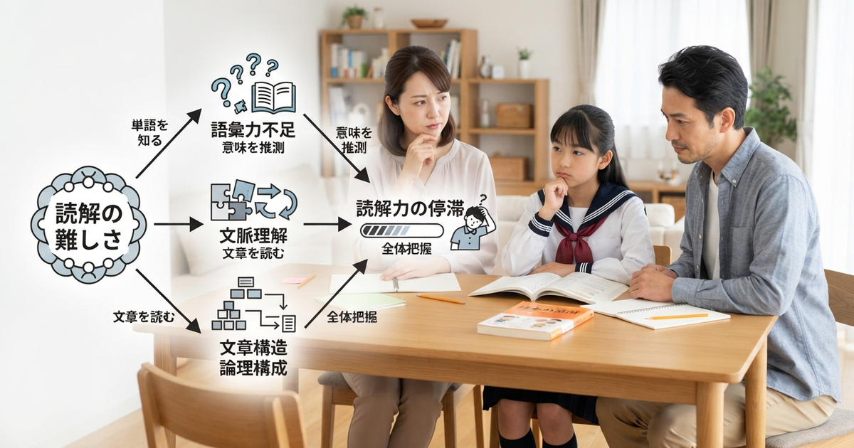 国語読解が苦手な原因って本当に語彙力だけなの?