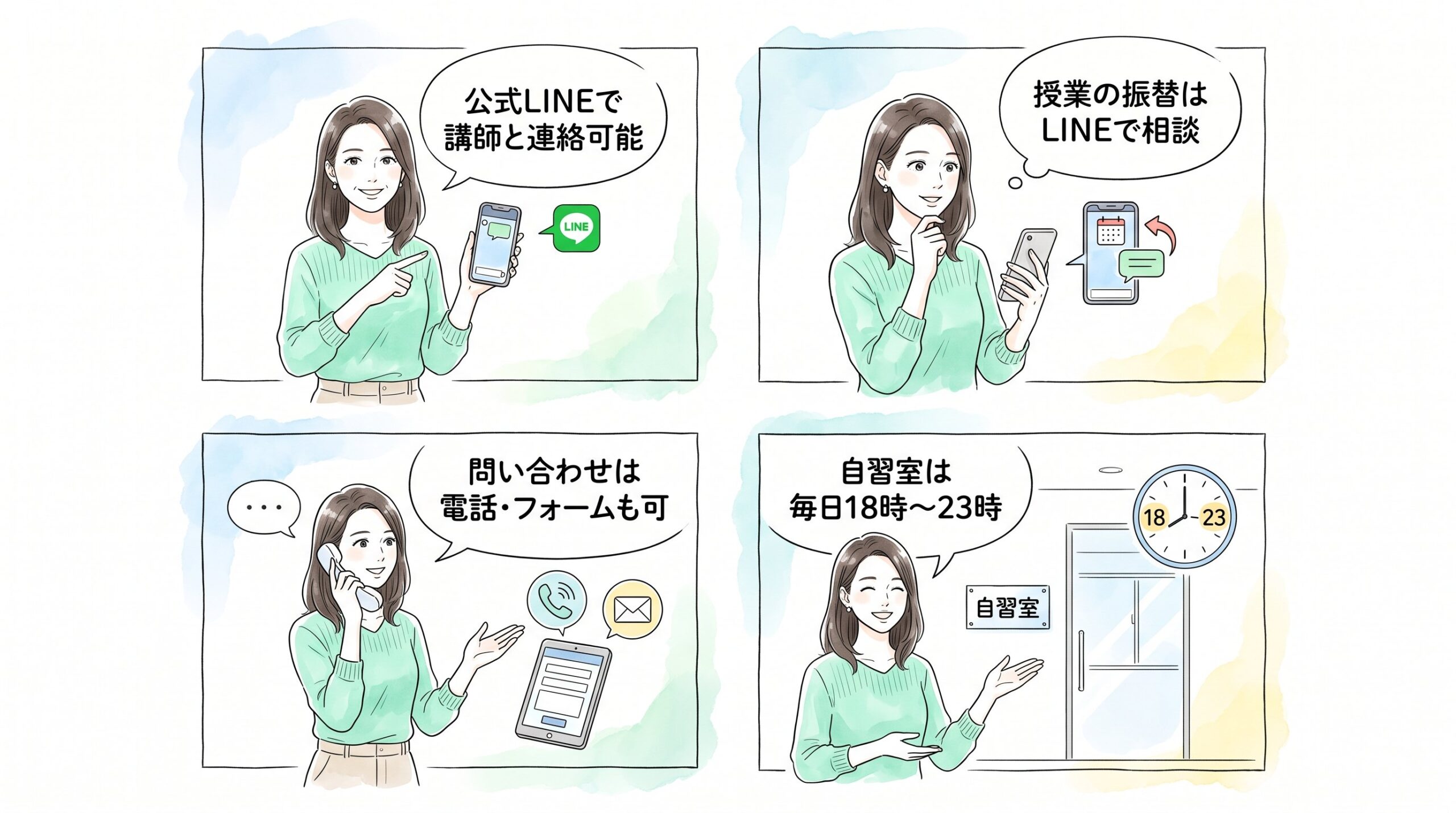 サポート体制で押さえておきたいポイントのイメージ画像