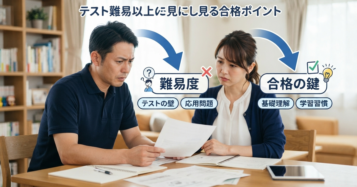 入塾テストの難易度より見落とされている「合格を分けるポイント」とは？