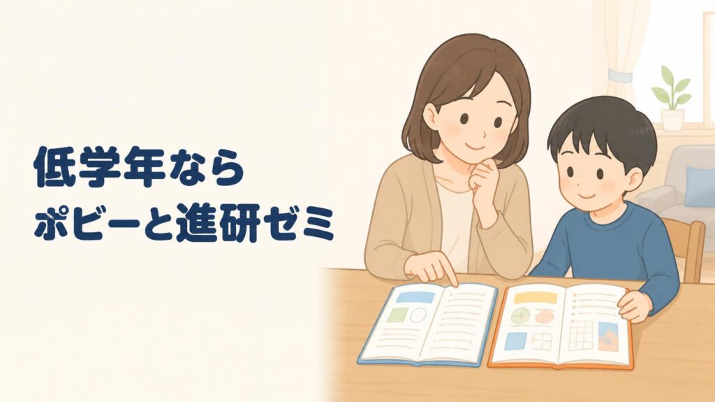中学受験の低学年、ポピーと進研ゼミどっちがいいの？2026年版・口コミ調べた