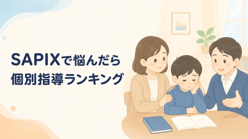 SAPIXについていけない・入塾試験に落ちた子に！中学受験の個別指導おススメランキング