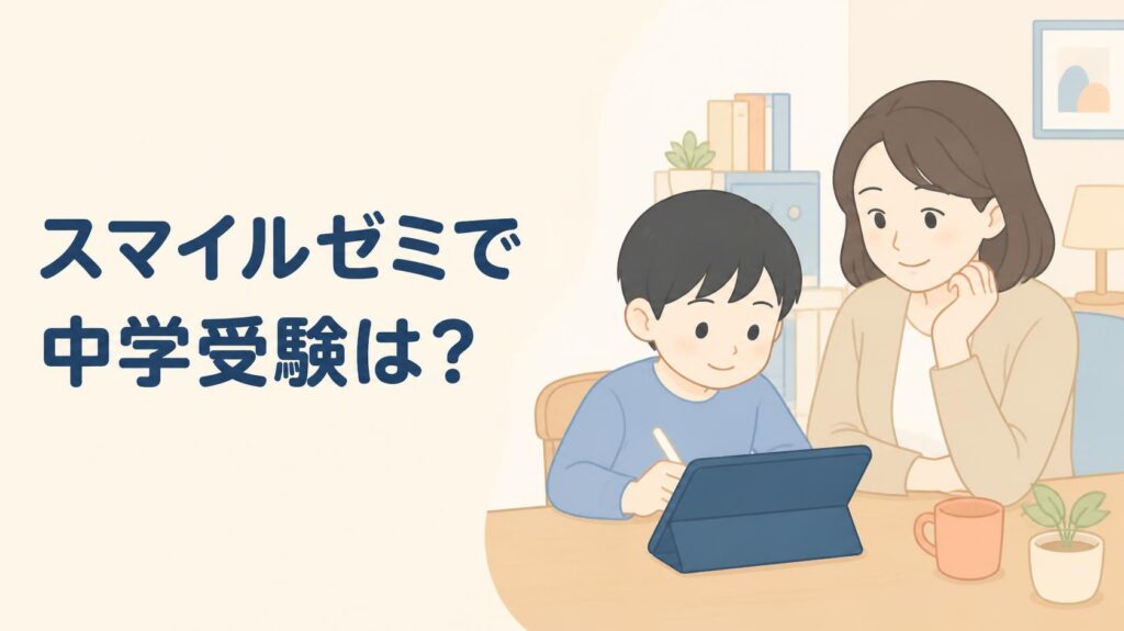 スマイルゼミで中学受験、本当に大丈夫？2026年の口コミ全部調べた