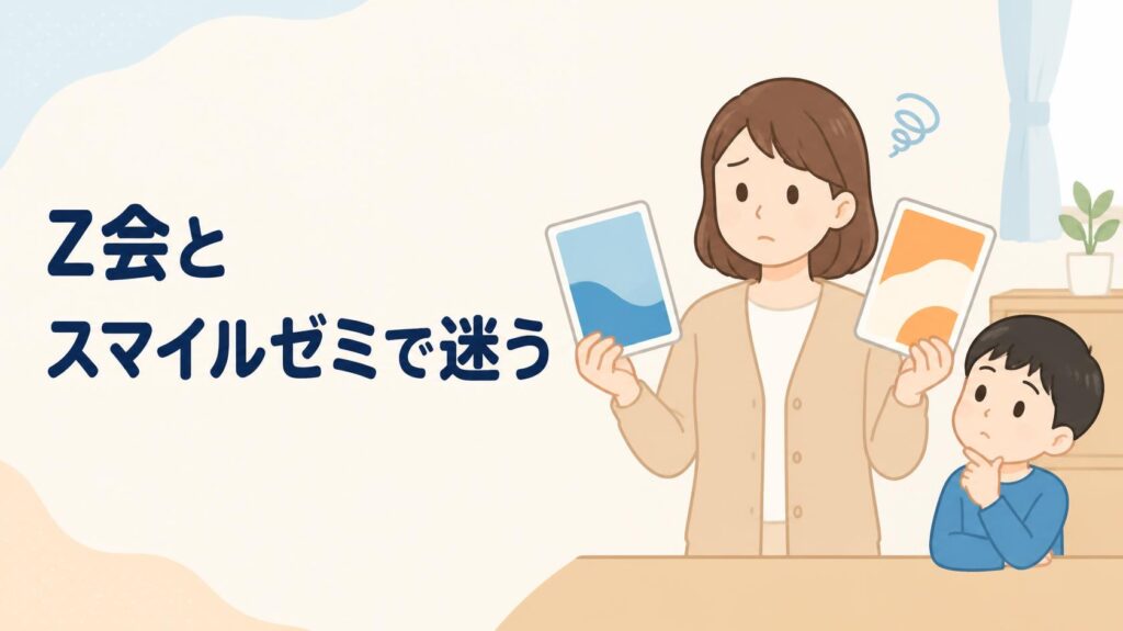 中学受験、Z会とスマイルゼミどっちにするか迷ってる人へ。2026年版・本音まとめ